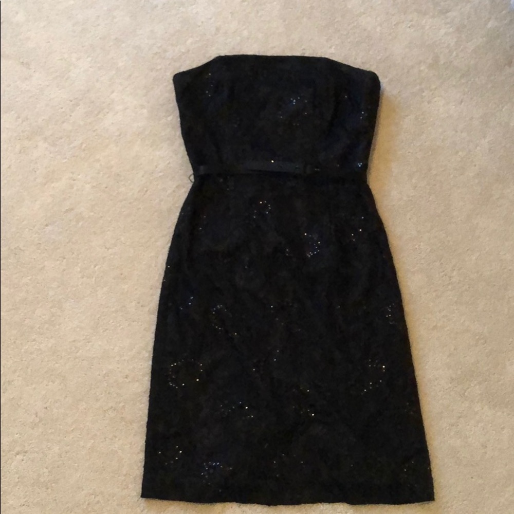 White House Black Market strapless dress